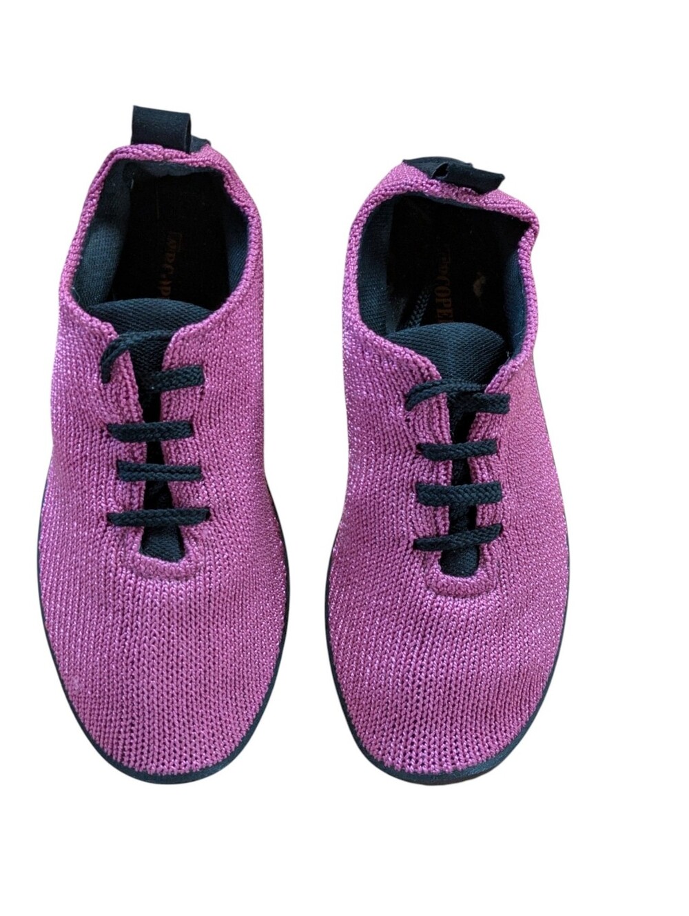 Arcopedico LS Lace Up Knit Oxford Shoes Fuschia Size 39 - Picture 3 of 9